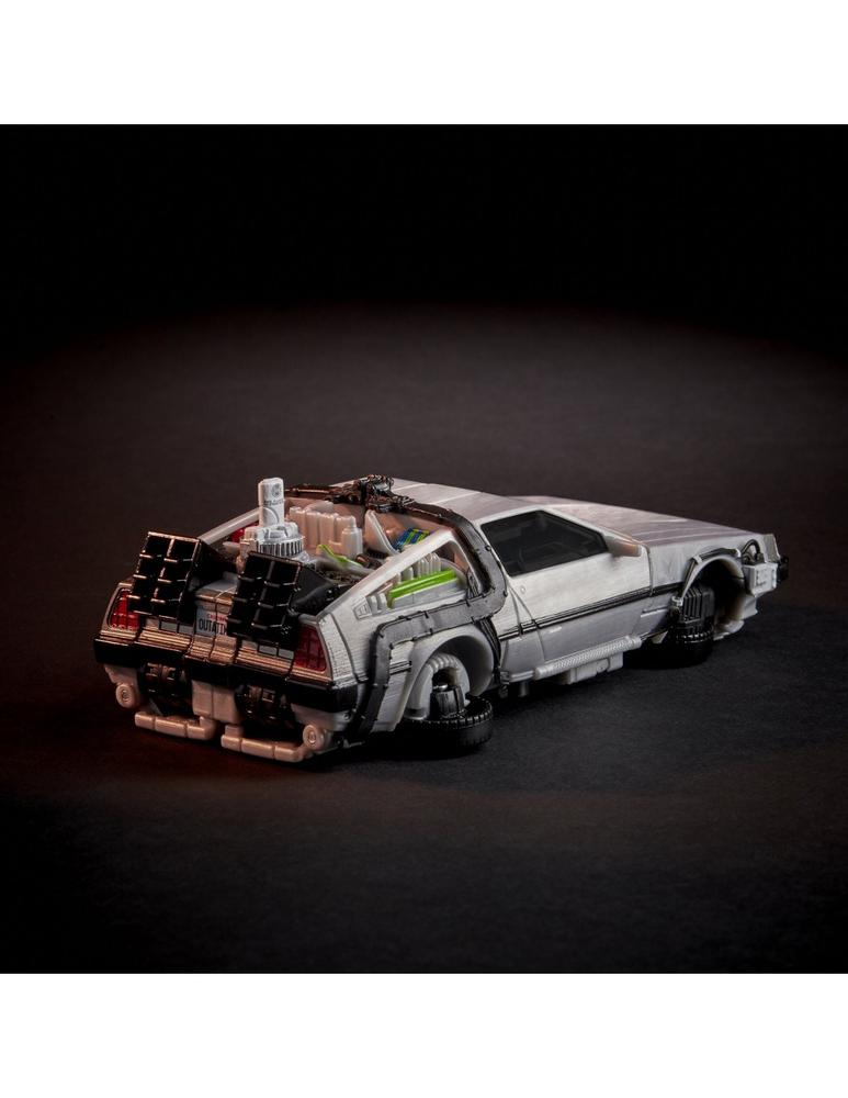 Figura hasbro back to the future x transformers more than meets the eye gigawatt delorean