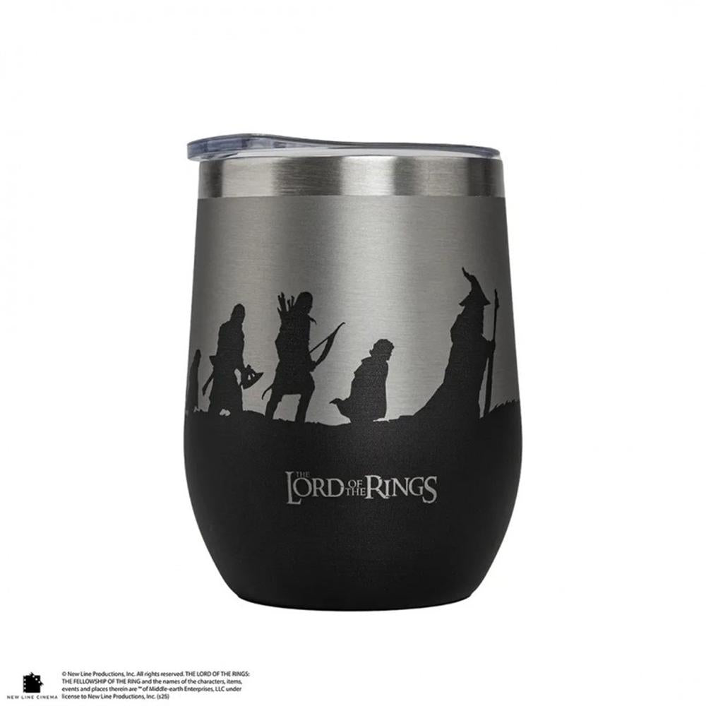 Taza térmica de viaje cinereplicas el seor de los anillos la comunidad del aniillo