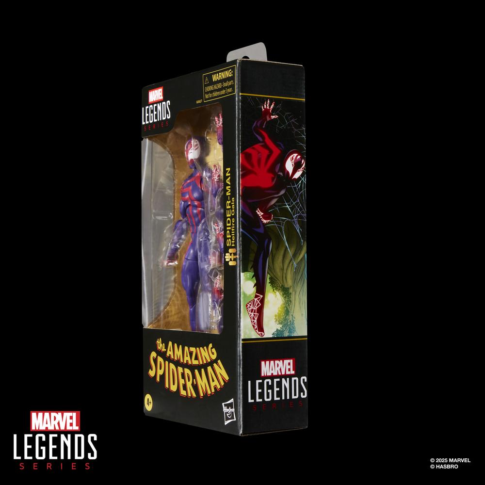 Figura hasbro marvel legends series the amazing spider - man hellfire gala