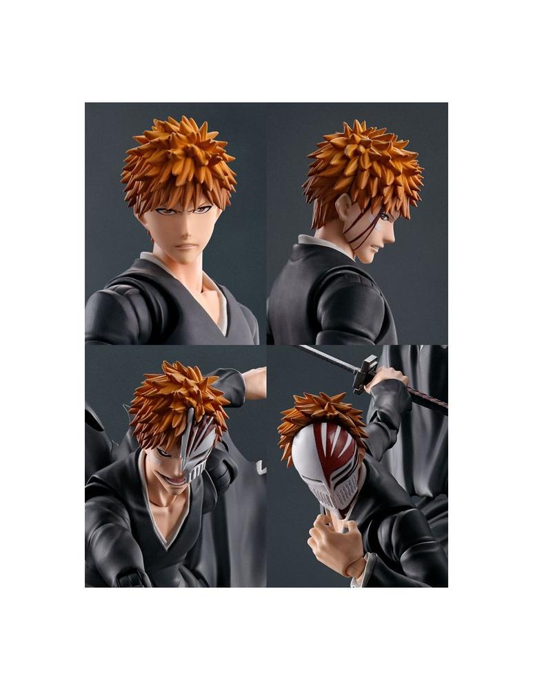 Ichigo kurosaki - getsugatensho - figura 15 -5 cm bleach sh figuarts