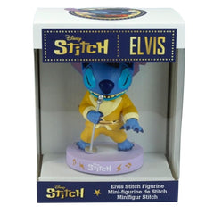 Figura enesco disney stitch elvis traje dorado