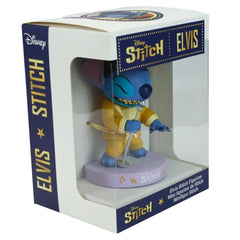 Figura enesco disney stitch elvis traje dorado