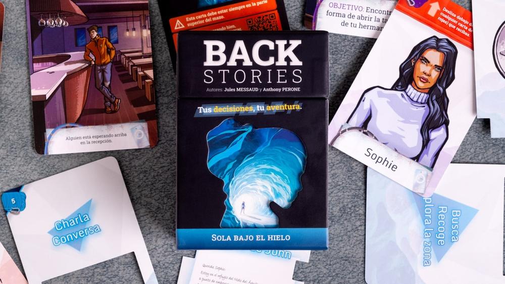 Juego de mesa back stories - sola bajo el hielo