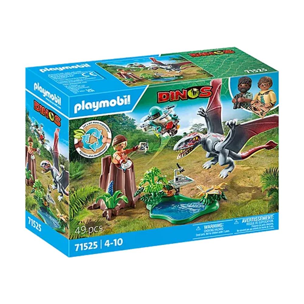 Playmobil observatorio con dimorphodon