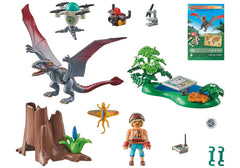 Playmobil observatorio con dimorphodon