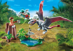 Playmobil observatorio con dimorphodon
