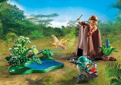 Playmobil observatorio con dimorphodon