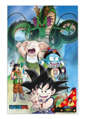 Poster 3d 38x58cm Shenron And Heroes Dragon Ball