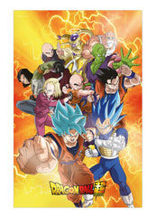 Poster 3d 58x38cm Universal Survival Heroes Dragon Ball Super