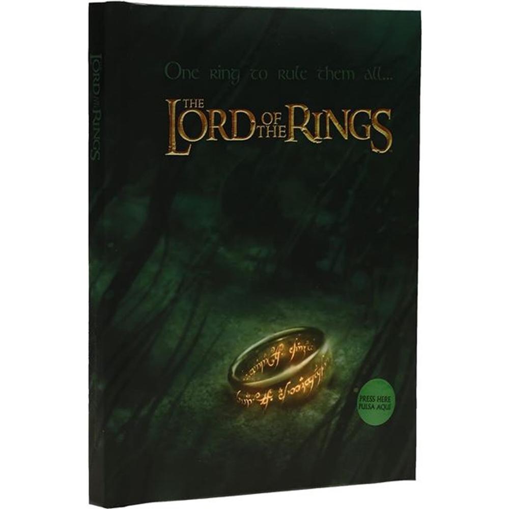 Libreta Sd Toys El Seor De Los Anillos Un Anillo Para Gobernarlos A Todos Con Luz