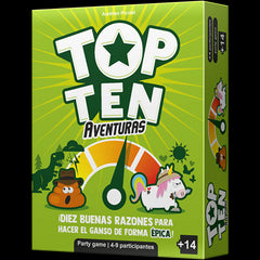 Juego de mesa top ten aventuras