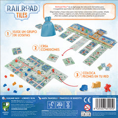 Juego de mesa railroad tiles