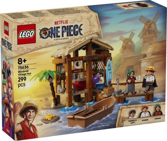 Lego One Piece Netflix Cabaa Del Pueblo Molino