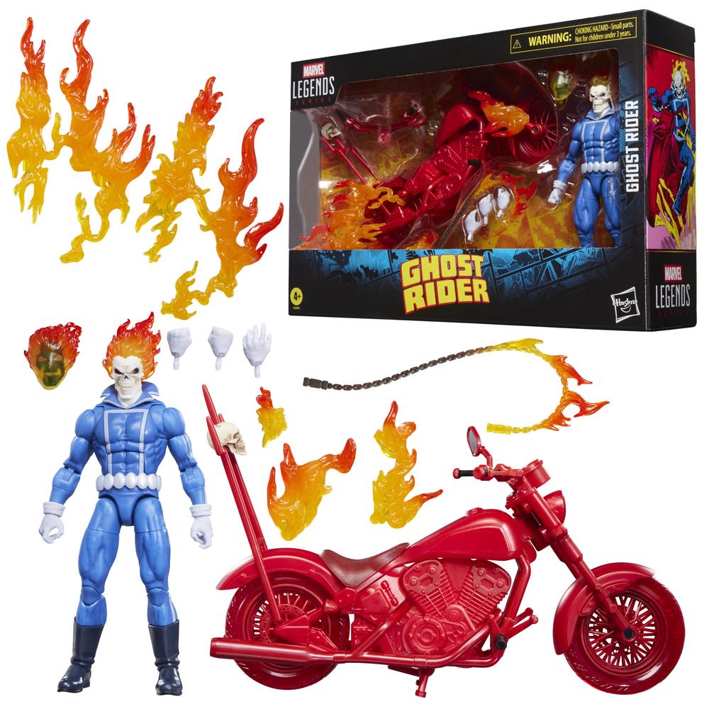 Figura Hasbro Marvel Legends Series Ghostrider And Bike Classic Pk