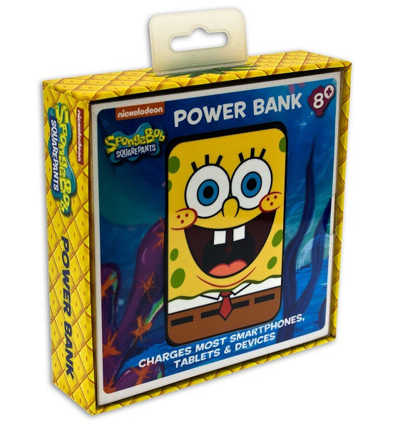 Power Banks 5000mah Bob Esponja (smartphones/tableta/dispositivos)