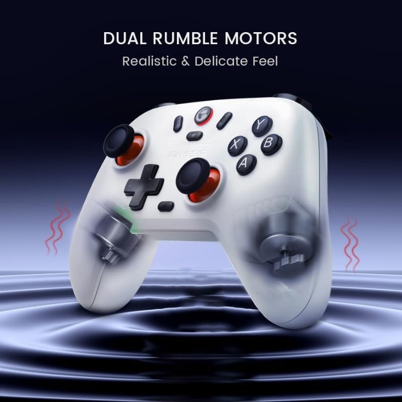 Mando GameSir T4 Nova Lite Inalámbrico Blanco - Gamepad para Nintendo Switch/PC/Smartphone/Tablet/iOS/Android TV Box