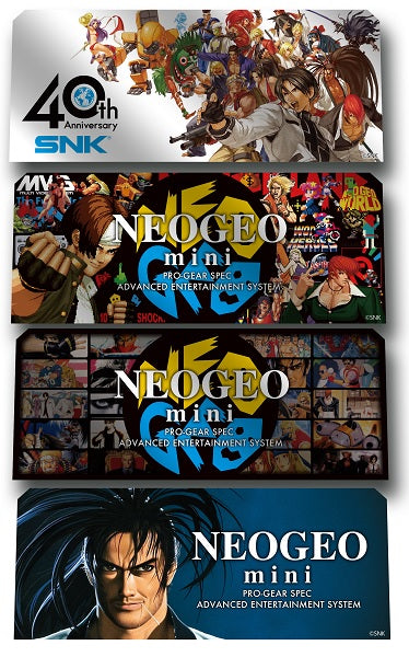 Sobre De 4 Pegatinas Neo Geo Mini