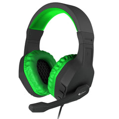 Auriculares gaming genesis argon 200 mini jack verdes