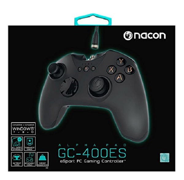 Nacon Esport Pc Gaming Controller Alpha Pad Gc-400es (windows 7/8/10)