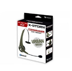 Subsonic Chat Headset X-storm Commander Urban Green Sony Playstation 3 PS3