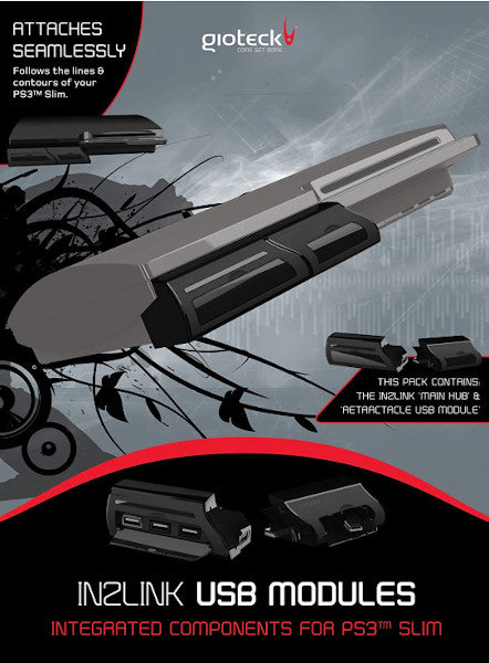 Gioteck In2link Usb Modules Sony Playstation 3 PS3