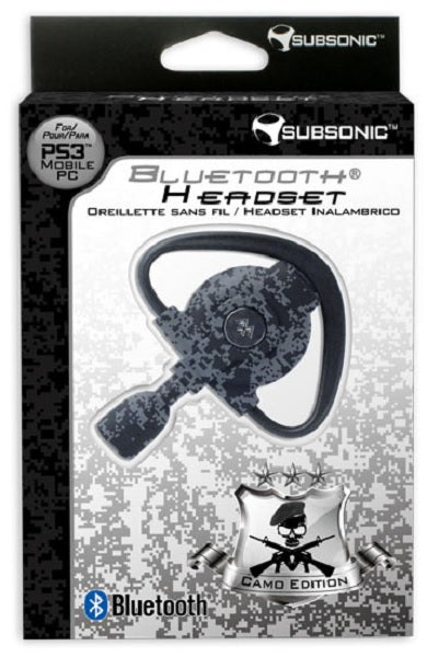 Subsonic Bluetooth Headset Camuflaje (ps3/pc) Sony Playstation 3 PS3