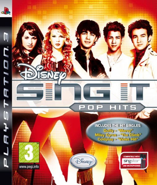 Disney Sing It: Pop Hits (essentials) Sony Playstation 3 PS3