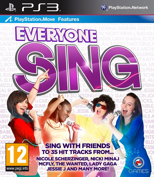 Everyone Sing Sony Playstation 3 PS3