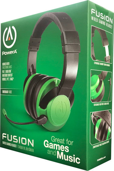 Cascos Power A Fusion Wired Gaming Headset Emerald Fade (ps4/xbone/switch/pc/mac) Playstation 4 PS4
