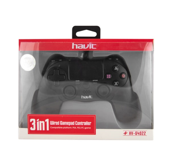 Mando Havit Wired Gamepad Controller Hv-g4022 3 En 1 (ps4/ps3/pc) Playstation 4 PS4