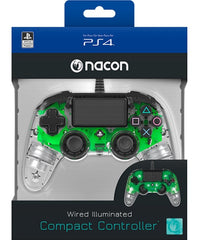 Accesorio Nacon Wired Illuminated Compact Controller Green (oficial) Playstation 4 PS4