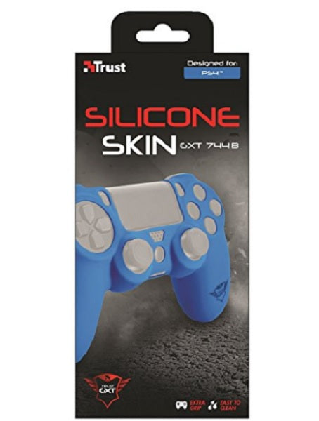 Funda de silicona Trust Silicone Skin Blue Gxt-744b Playstation 4 PS4
