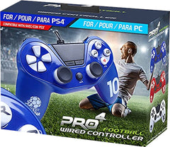 Mando Pro 4 Football Wired Controller Azul (blue) (ps4/ps3/pc) Playstation 4 PS4