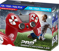 Mando Pro 4 Football Wired Controller Rojo (red) (ps4/ps3/pc) Playstation 4 PS4