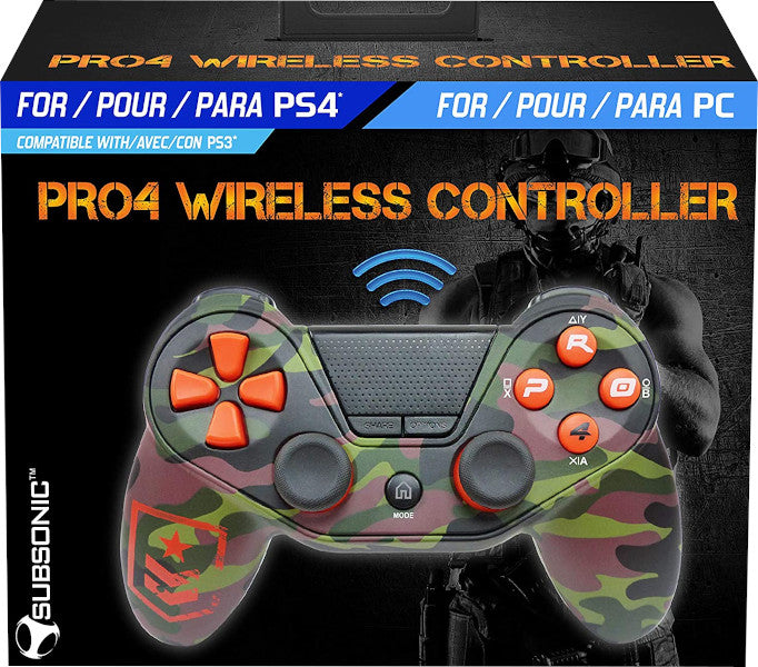 Mando Subsonic Wireless Controller Pro4 Camo Fps (ps4/ps3/pc) Playstation 4 PS4