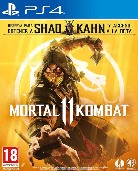 Mortal Kombat 11 (incluye Shao Kahn.personaje Jugable) Sony Playstation 4 PS4