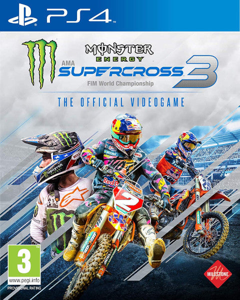 Monster Energy Supercross: The Official Videogame 3 Sony Playstation 4 PS4