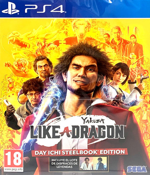 Yakuza Like A Dragon: Day Ichi Steelbook Edition Sony Playstation 4 PS4
