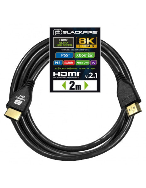 Cable HDMI Blackfire Cable Hdmi 2.1 8k Ultra High Speed ( Switch 2 / Ps4 / Xbox / Xbx / Switch / Pc ) (pro) Playstation 5 PS5
