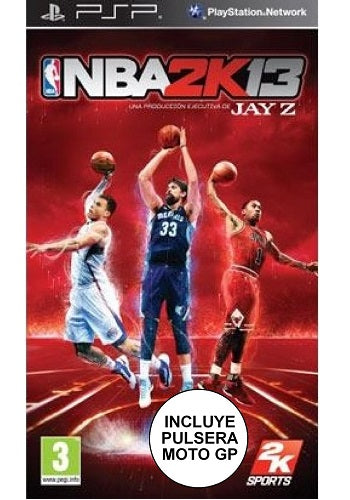 Nba 2k13 + Pulsera Moto Gp PSP