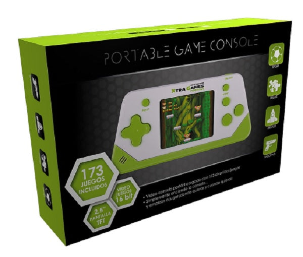 RETRO Advance System Xtra Games Portatil 16 Bit (173 Juegos)