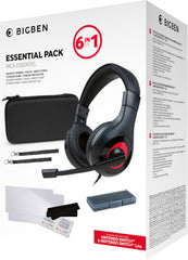 Pack Bigben Essential Pack 6 In 1 (funda/2 Protec Pantalla/headset/caja Juegos/2 Correas) (lite/oled)