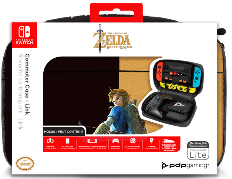Funda Pdp Commuter Case Zelda Breath Of The Wild Negro/oro (lite)