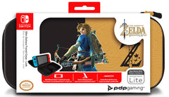 Funda Pdp Slim Deluxe Travel Case Zelda Breath Of The Wild Negro/oro (lite)