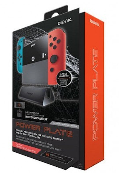 Cargador Bionik Power Plate Sistema De Carga Portatil Para Consola Y Joy-cons