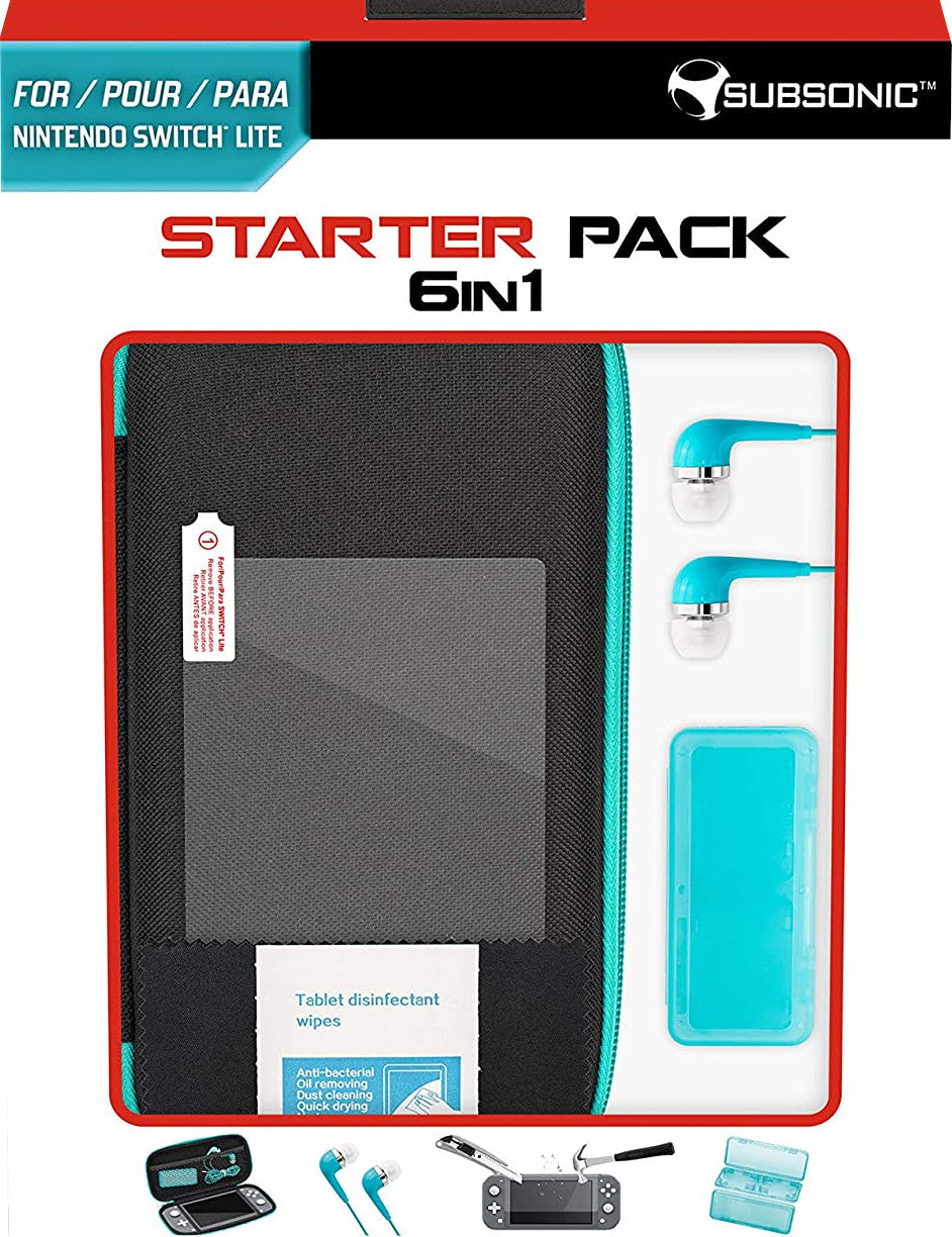 Switch Lite Subsonic Starter Pack 6 In 1 (switch Lite)