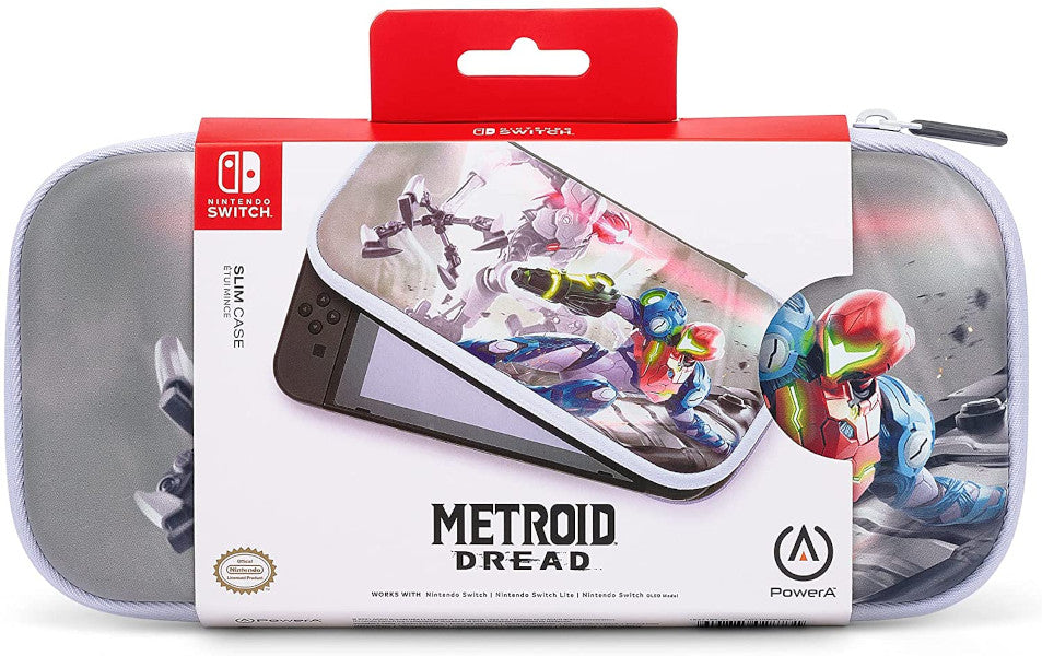 Accesorio Power A Slim Case Metroid Dread (oled/switch/lite)