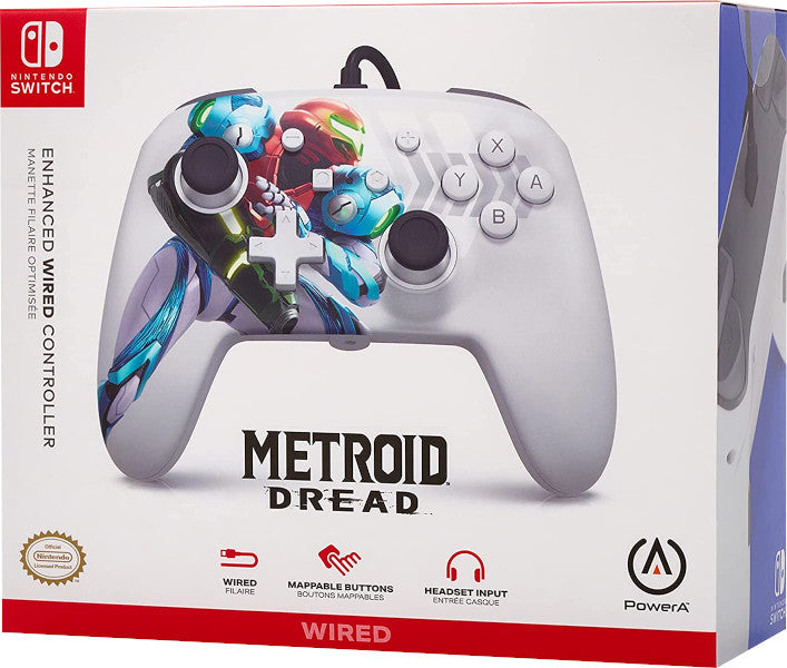Mando Power A Enhanced Wired Controller Metroid Dread