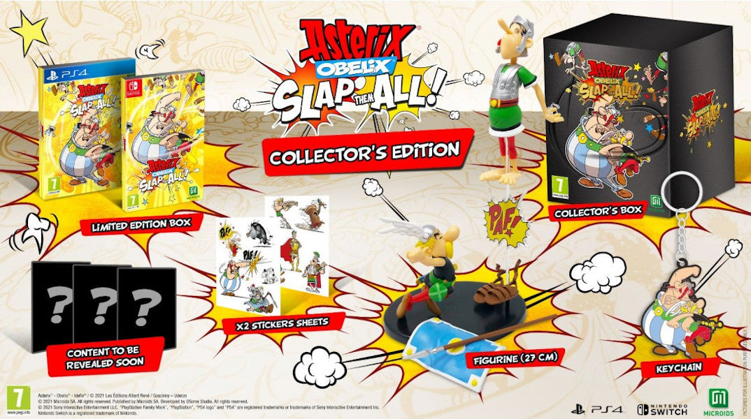 Asterix & Obelix Slap Them All Collector Edition (1 Figura/1 Llavero/3 Litografias/2 Pegatinas) Nintendo Switch