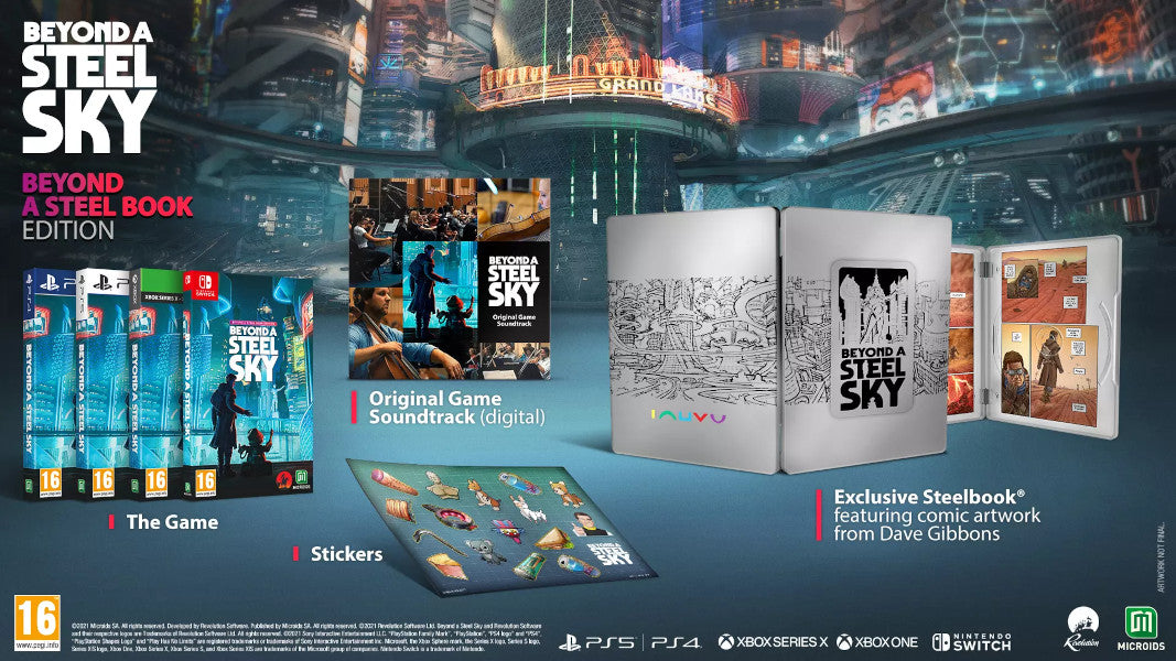 Beyond A Steel Sky Book Edition Nintendo Switch
